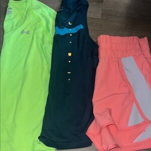 Three-piece active wear bundle Large GUC See details